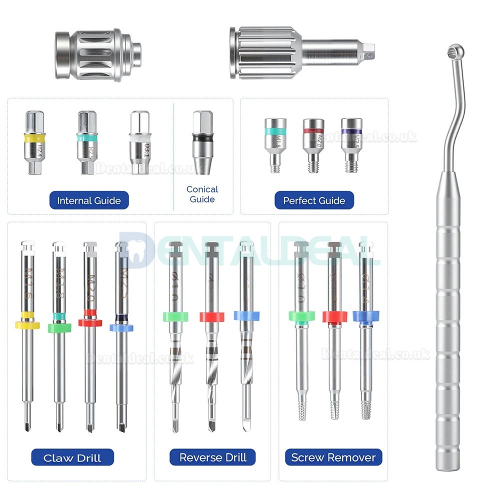 Universal Dental Implant Broken Screw Extraction Removal Kit